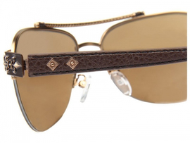 Солнцезащитные очки Affliction Cobe Gold-bronze, Фото № 4